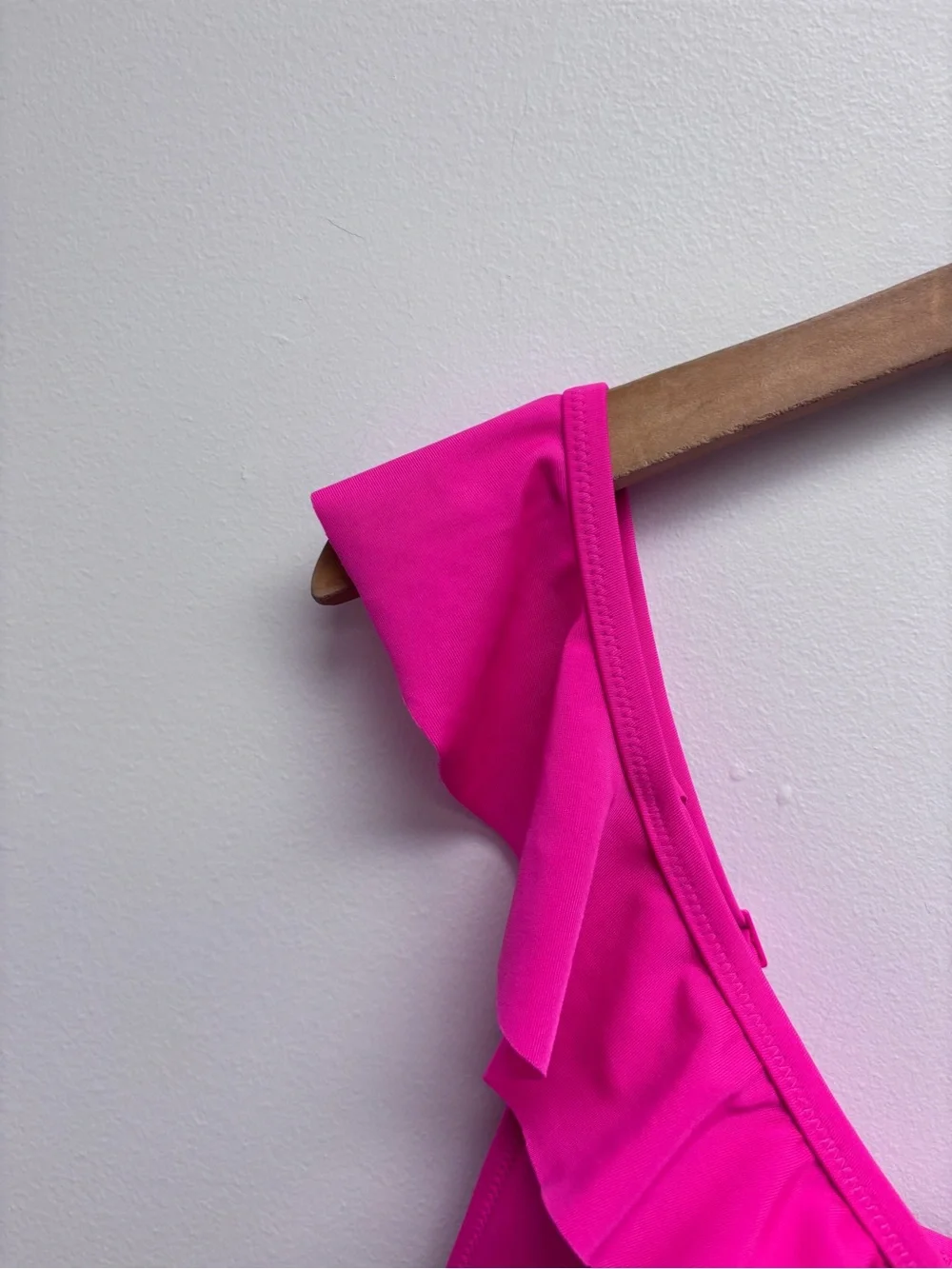 NWT Aerie Ruffle Longline Bikini Top